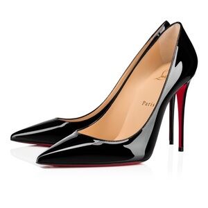 Christian Louboutin Kate 100mm Black Patent Heels
